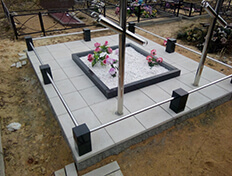 установка нержавеющих крестов