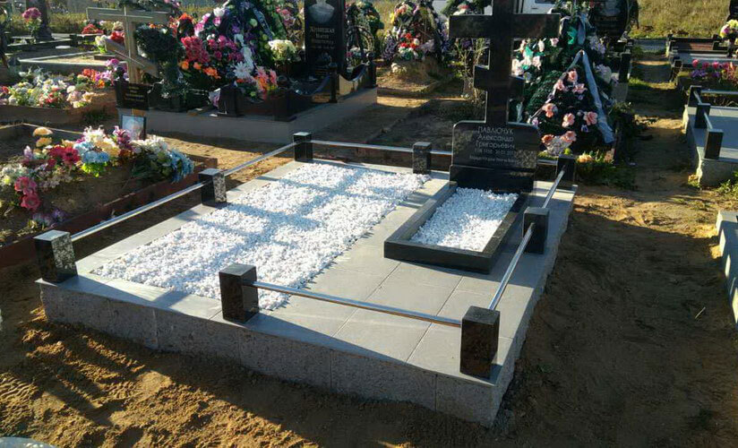 мраморная крошка на могилу