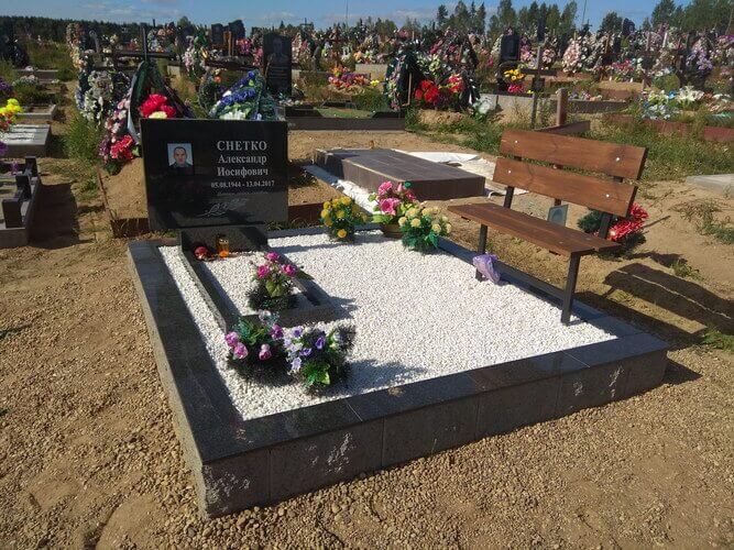 цветник на могилу