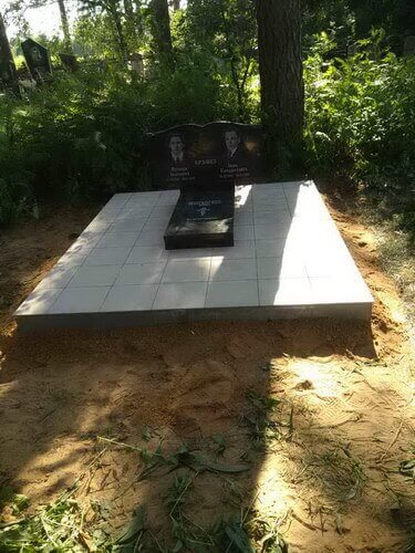 двойные памятники на могилу фото